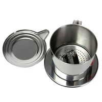 50ML/100ML Stainless Steel Vietnam Coffee Strainer Portable Mug Cup Moka Pots Drop Filter Maker Infuser Home Kitchen Accessory