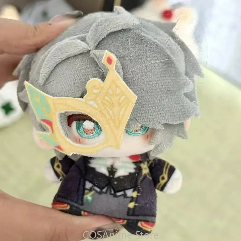 

Аниме игра Alhaitham Genshin Impact, милая мини-фигурка 10 см, плюшевые плюшевые кукольные брелки, кулон, подарки Fnas