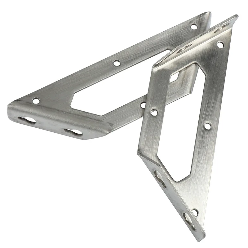 1pcs stainless steel triangle fixed bracket Angle of the frame equerre metal fixation Multi-purpose triangular code bracket