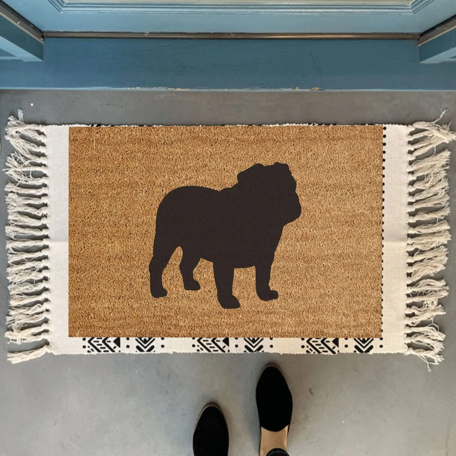 Cute Cat Welcome Door Mat Anti-Slip Animal Pattern Home Decor Carpet For Living Room Kitchen Bathroom Fade Resistant Floor Rug