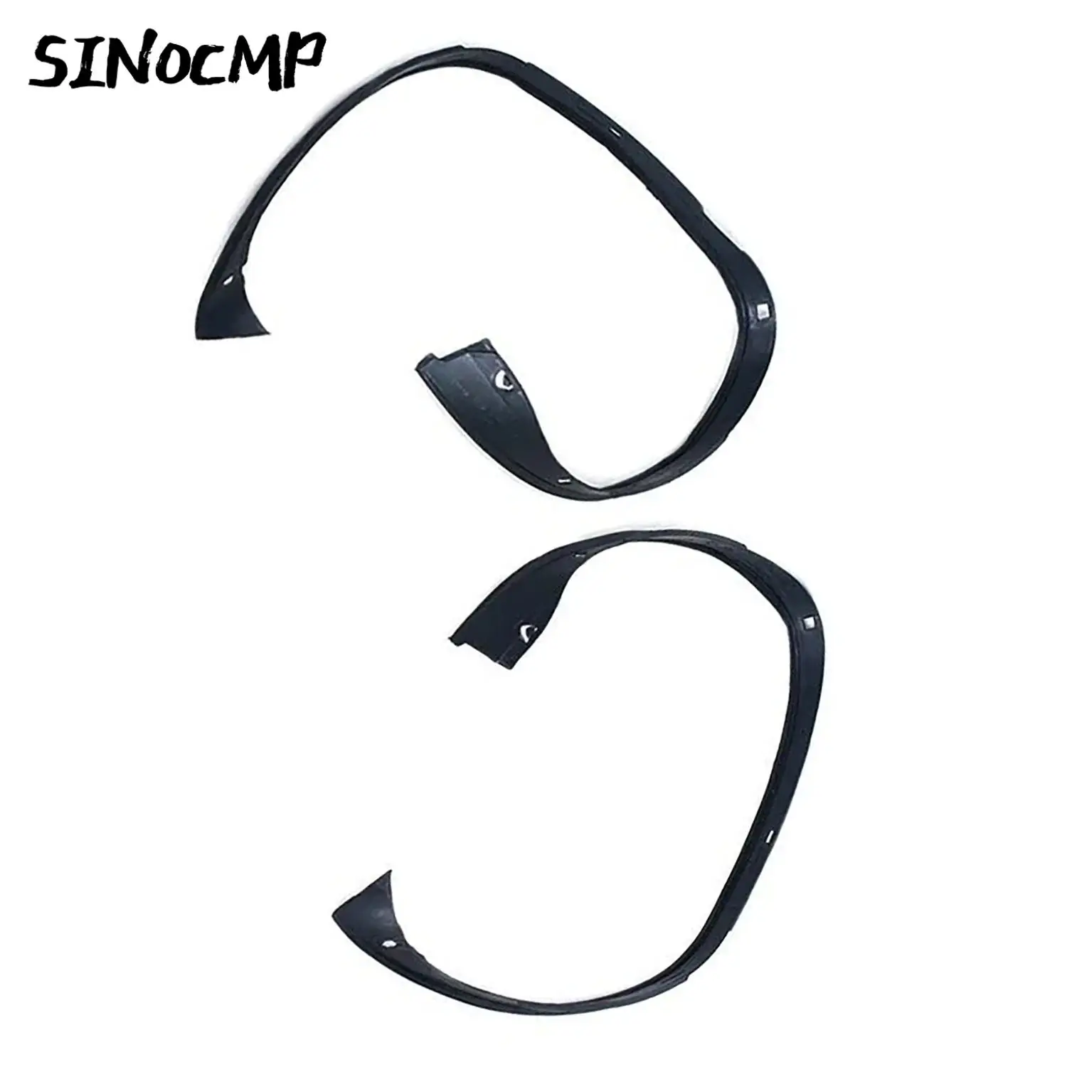 

2 Pcs Auto Rubber Sealing Trim Headlamp Decorative Strip Fit For Porsche Cayenne 2011-2014 Automotive Lighting Parts