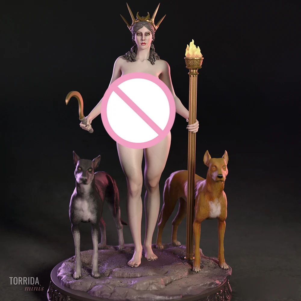 

1/24 комплект модели с 3d принтом NSFW Hekate сексуальная женщина аниме фигурка из смолы модель комплект DIY миниатюрная редукционная статуя неокрашенный комплект игрушка