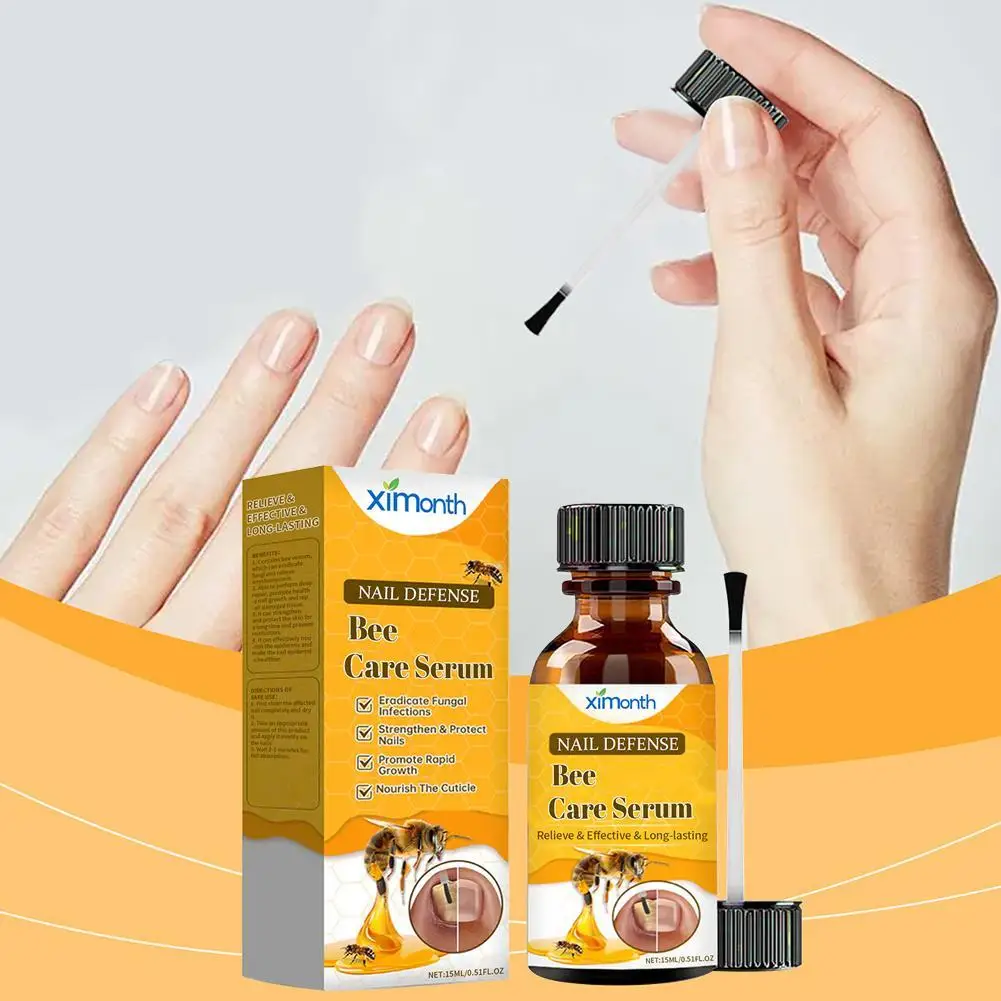 Nail Care Serum Hand Foot Nail Care Healthy Nail Shine Moisturizing Hydrating Nourishing Nail Infection Brittleness Prevent