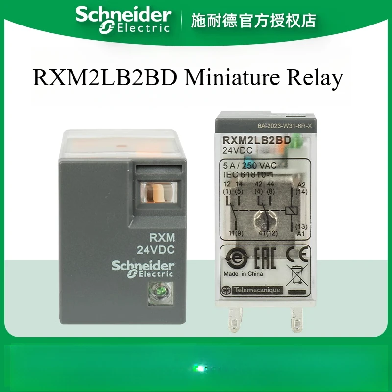 

Schneider Electric RXM2LB2BD/2LB2P7/2LB2B7/2LB2F7/2LB2JD Miniature Relay