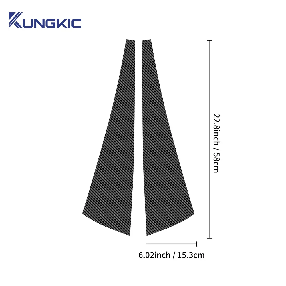 For Mercedes-Benz SLK R171 2004 2005 2006 2007 2008 2009 2010 Rear Windshield PVC Carbon Fiber Pattern Trim Sticker Accessories