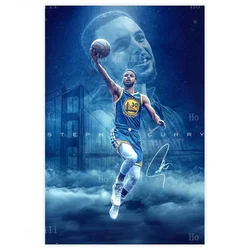 Stephen Curry Stephen Curry Great Best Star Hall Of Fame Sports Basketball Poster Canvas Poster Bedroom Decor Room Decor Gift