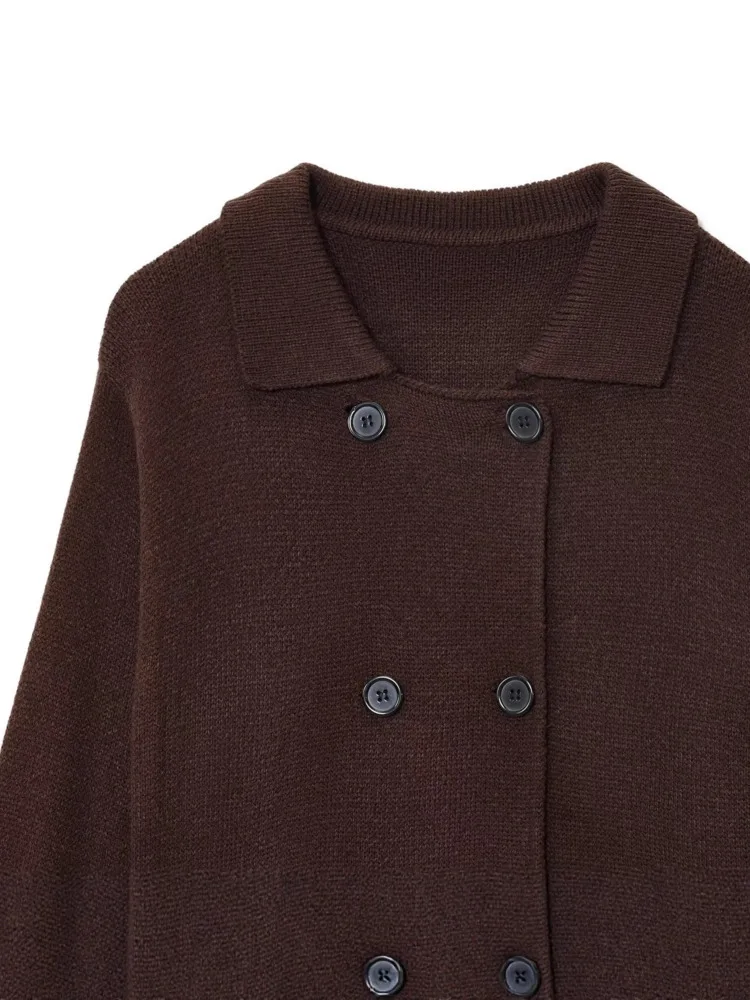 ZMEENNA Stilvoller Damen-Wintermantel, elegant, lockere Passform, warme und gemütliche Reversjacke für alle Gelegenheiten ZM3910