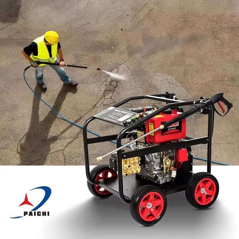 Pulitore diesel industriale ad alta pressione da 250 bar Nuova condizione Lavatrice mobile self-service Lunga durata Affidabilità automatica