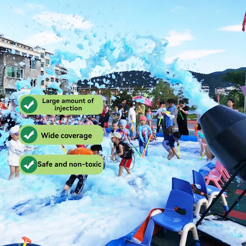

1500W Jet Foam Cannon Swimming Pool Jet Party Spray Foam Cannon Machine Outdoor Summer Amusement Park Big Event 1000W