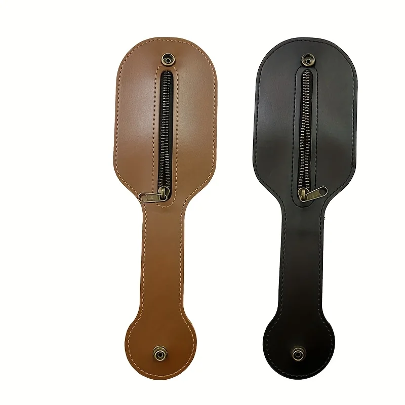 1 Piece Vintage Belt Loop Wallet - PPU Imitation Leather Change Purse and Keychain, Multi-compartment, Snap Closure, Brown/black - Hands-free Belt Hanging Bag for Cash, Cards, Keys (casual and Formal Settings) - Durable Everyday Accessories