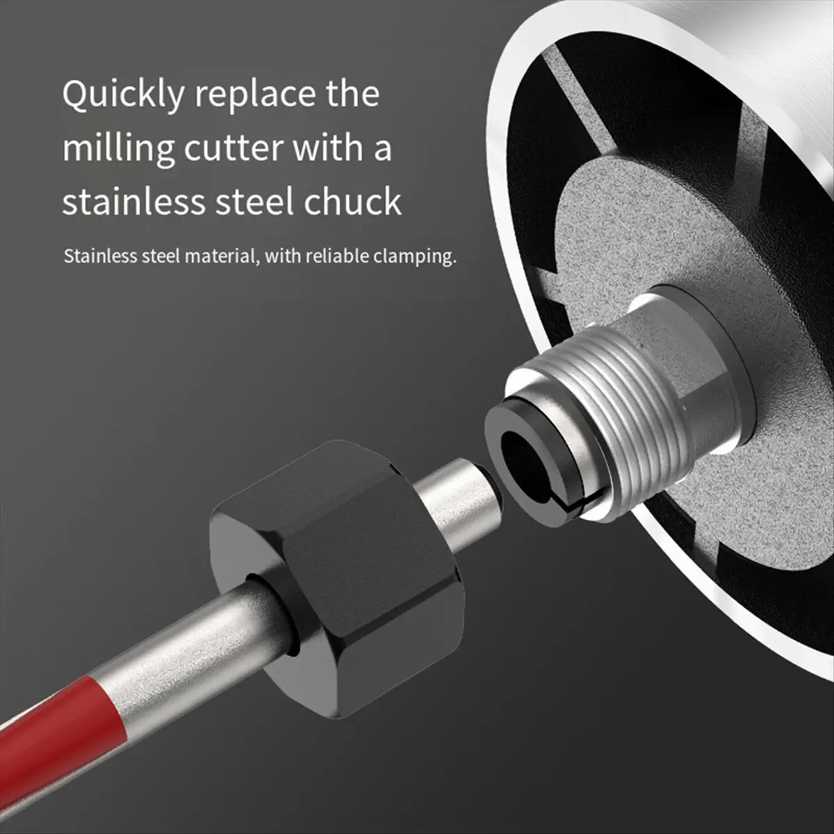 6-Speed 800W Trimming Machine for Woodworking, CNC Cutting, Milling and Slotting Machines EU Plug