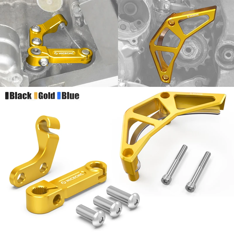 

For Suzuki DR-Z400S DR-Z400SM 2000-2024 One Finger Clutch Lever Bracket & Chain Guard DRZ400S DRZ400SM DR-Z 400 S SM 2023 2022