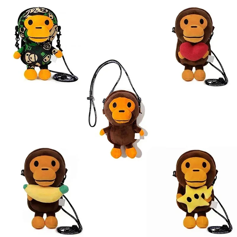 

1/5Pcs BABYS MILOED MOBILE PHONE BAG Miloed Monkey Phone Bag Shoulder Bag