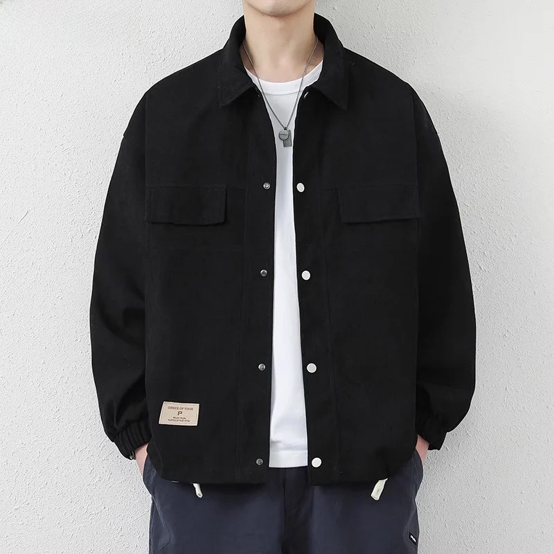 

Casual Men's Jaet 2024 Autumn Winter New Sle Faion Brand High-End Sensation Haome Versatile Workwear Casual Coat