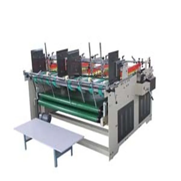Hot Sales Semi-automatic Press Type Folder Gluer Machinery
