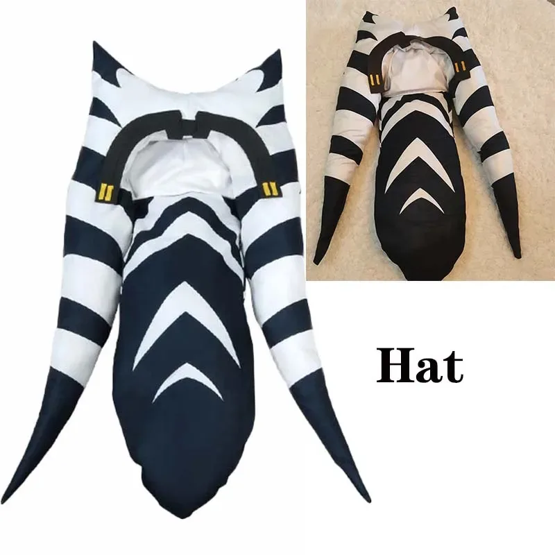 2025 ♥   새로운 Laku 성인 Tano 할로윈 Anakin 코스프레 의상 풀 세트 Comic Con Ahsoka 용 모자 포함 ☆ ★