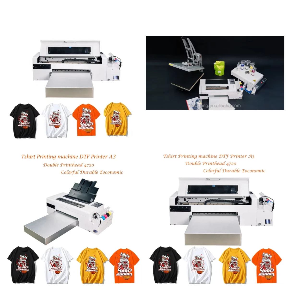 

Принтер DTF A3 WJW Factory L1800 для печати на футболках и пленке для домашних животных с шейкером для порошка