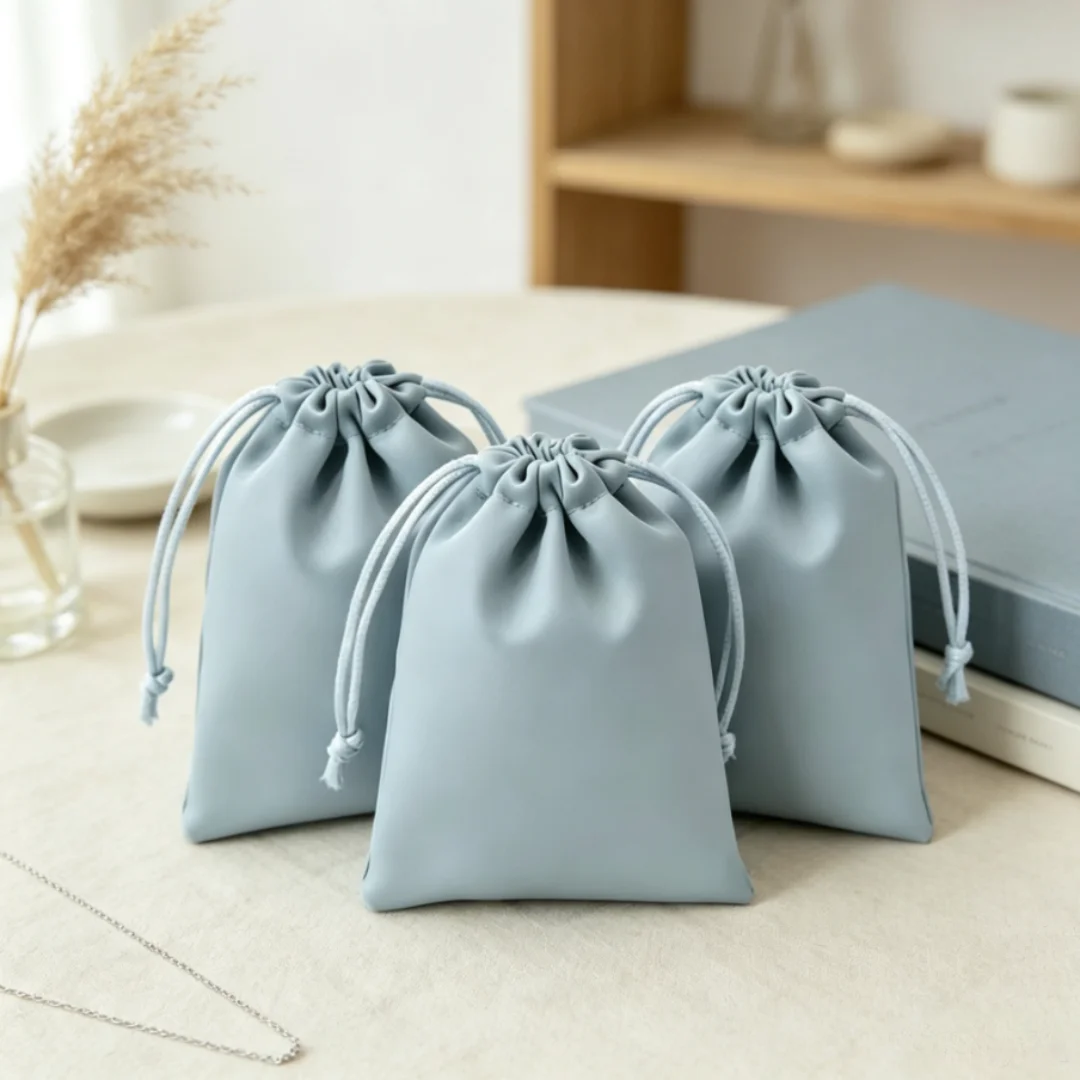 10pcs Small Satin Silk Drawstring Pouches