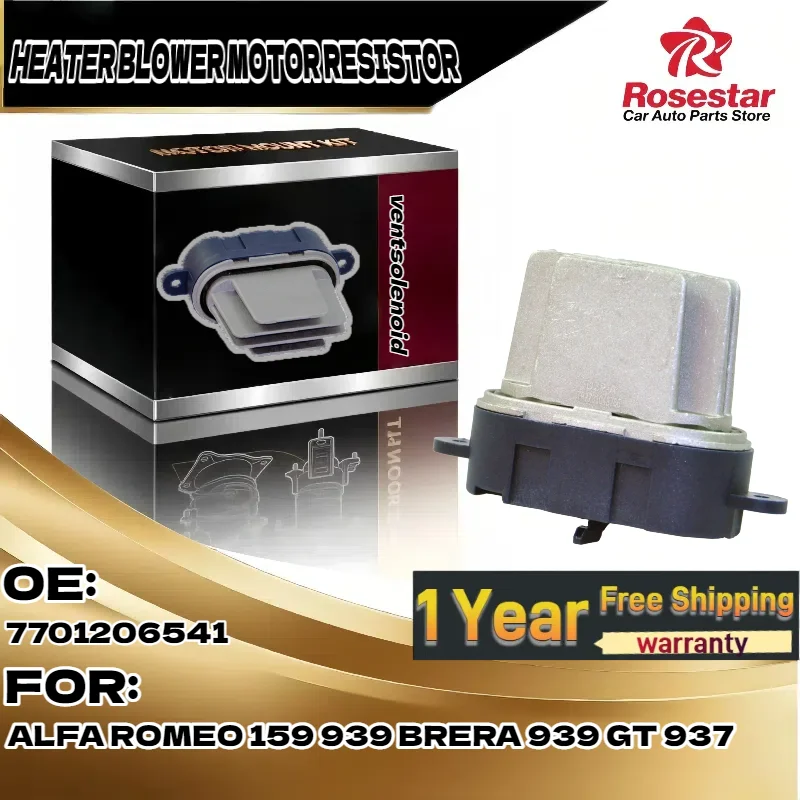 

For Alfa Romeo 159 (939)/Brera (939)/GT (937) | HEATER BLOWER MOTOR RESISTOR | OE 7701206541