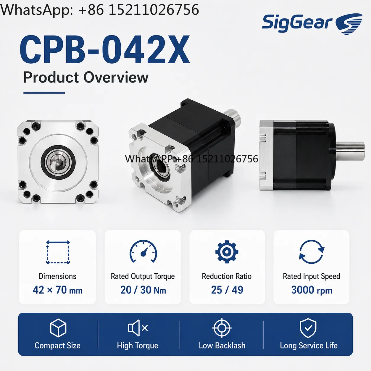 IP65 Mini Cycloidal Gearbox 20Nm 30Nm High Torque Speed Reducer 25:1 49:1 Custom Compact Gear Drive OEM ODM Factory Supply Pro
