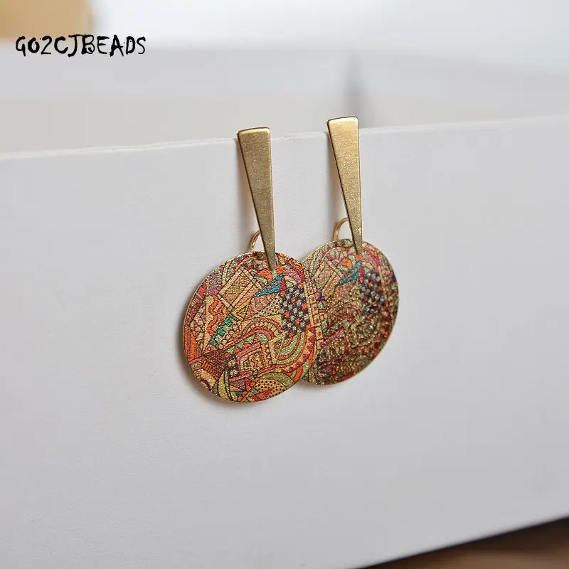 Bohemian Earrings Trendy Metal Punk Earings Ethnic Style Earrings Long Earring Women Irregular Sexy Girls Jewelry Fashion