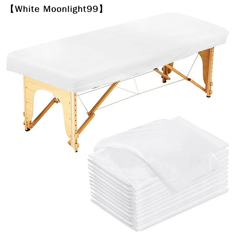 10/20 Sheets Non-Woven Tattoo Massage Soft Bed Sheets Breathable Comfortable Easy To Maintain Disposable Soft Bed Sheets〔White〕