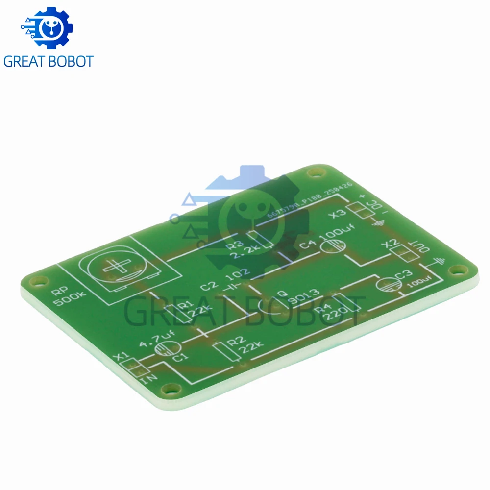 Split Potentiometer Bias Circuit Kit, Single Transistor Amplifier Soldering DIY Electronic Learning Module