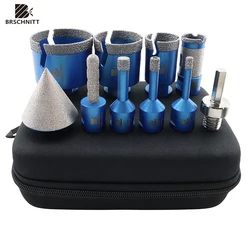 10PCS 5 8 Thread Diamond Drill Bit Drilling Core Bits Milling Bit Set Porcelain Tiles Crowns Granite Marble Hole Saw Tools