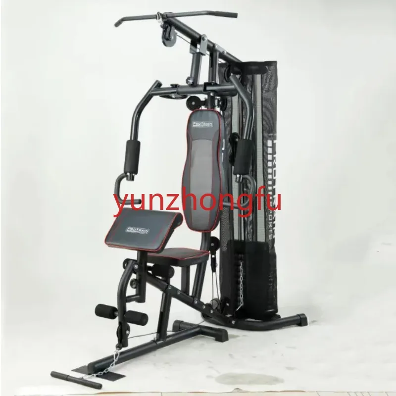 Indoor Mutli function station, home gym, fitness equipment, 3-station comprehensive trainer with weight