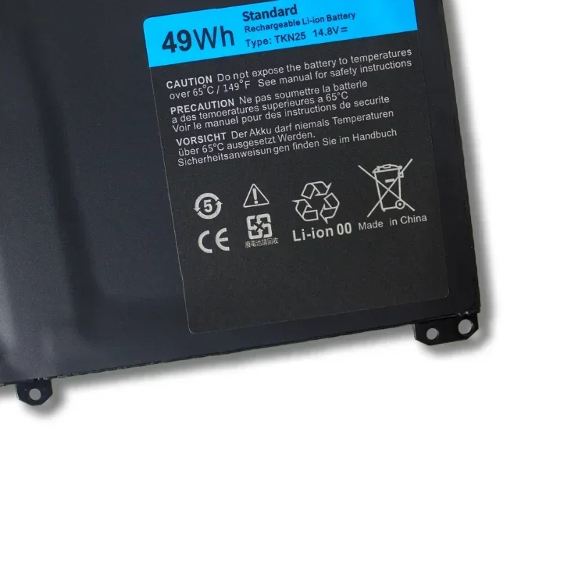 New TKN25 14.8V 3260mAh 49WH Laptop Battery for DELL Nspiron 323 13Z-5323 Vostro 3360 15-3000 TRDF3 3546D VOXTF RU485