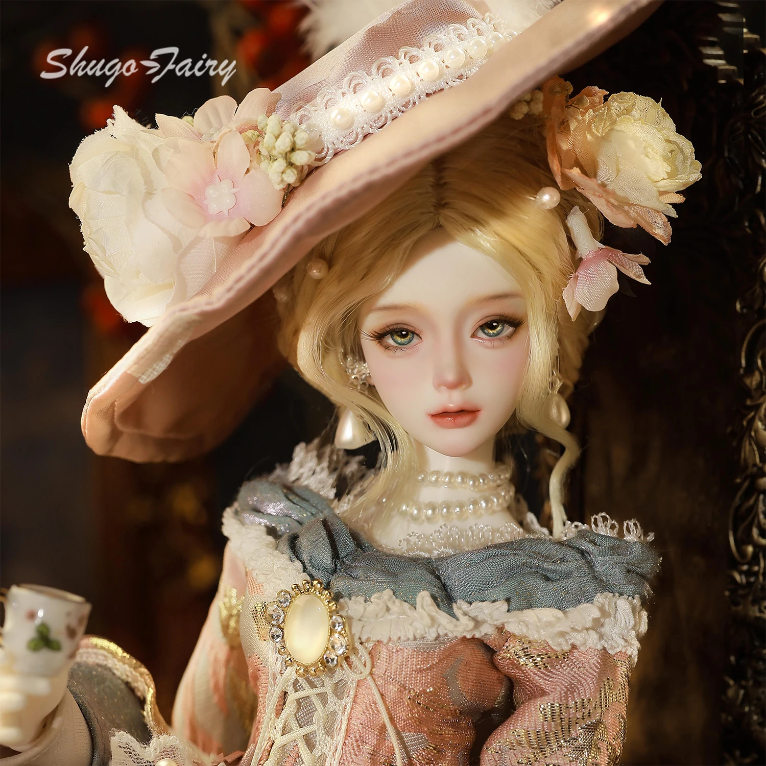 

BJD Doll 1/4 Ariana European Palace Court Style Heavy Detail Clothing Hat ShugaFairy Peerless Belle Collection Resin Figure