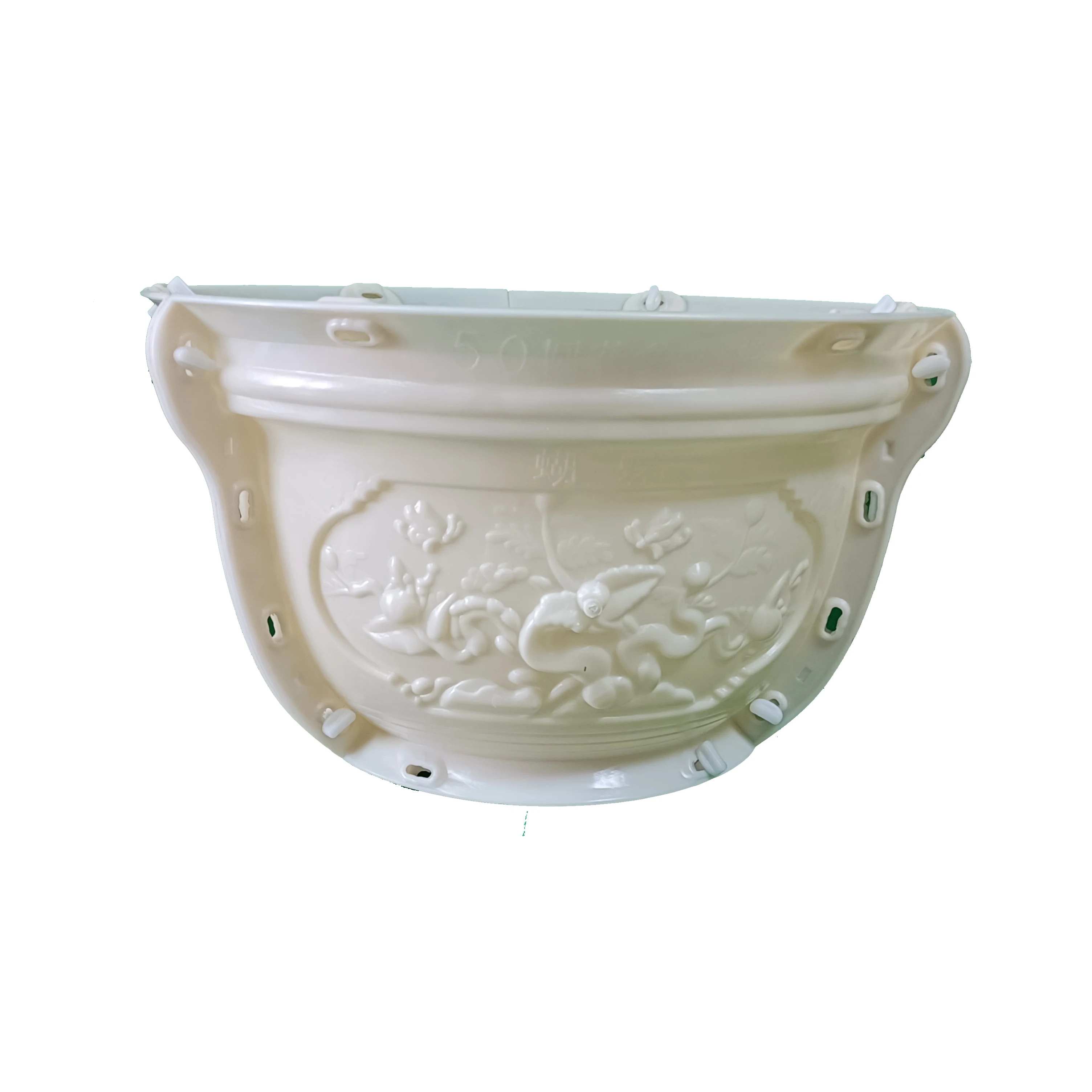 

Круглая форма для цветочного горшка из цемента/бетона, 32 см/12,6 дюйма, пластиковая, в европейском стиле, для изготовления моделей бонсай, для домашнего использования.