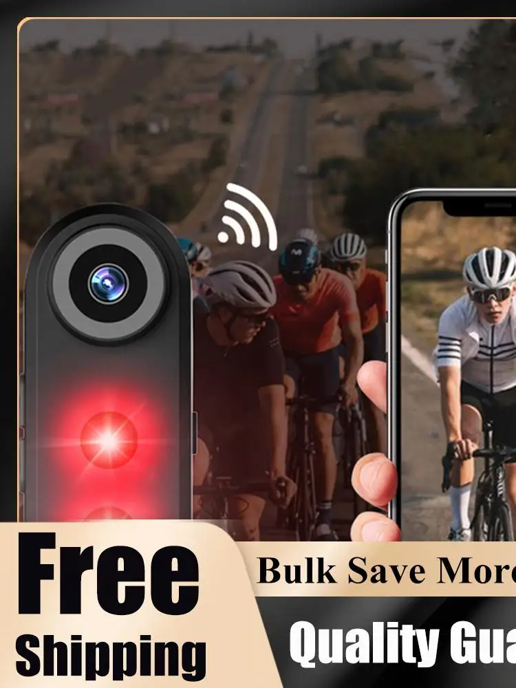 

Велокамера с задним фонарем -150 ° Широкоугольная камера для велосипеда, задний фонарь с датчиком торможения, сигнальная лампа для езды на шоссе и горных велосипедах
