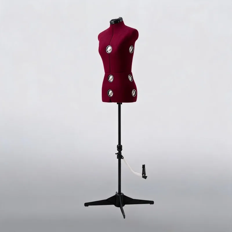 Professional Full Cloth Mannequin for DIY Sewing, Tailor Mannekin Supplies, Adjustable Size