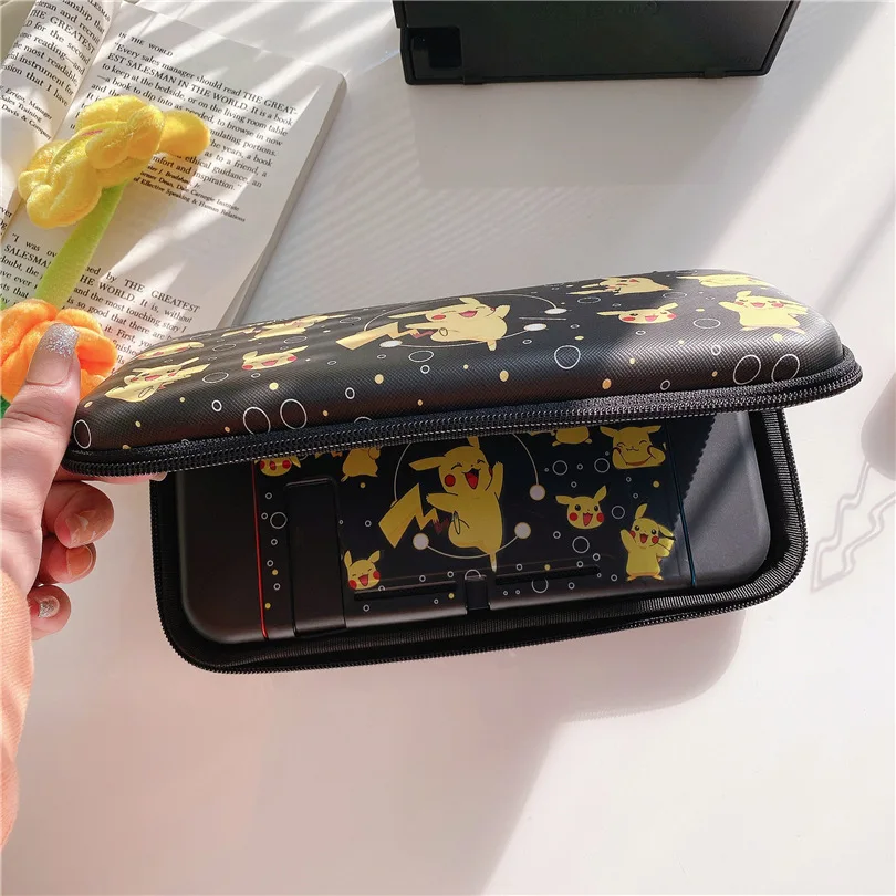 Pokaz Pikachu na Switch Etui Ochronne Dzielona Obudowa Pudełko na Akcesoria Nintendo Switch Konsola NS TPU Fundas — zdjęcie produktu 3