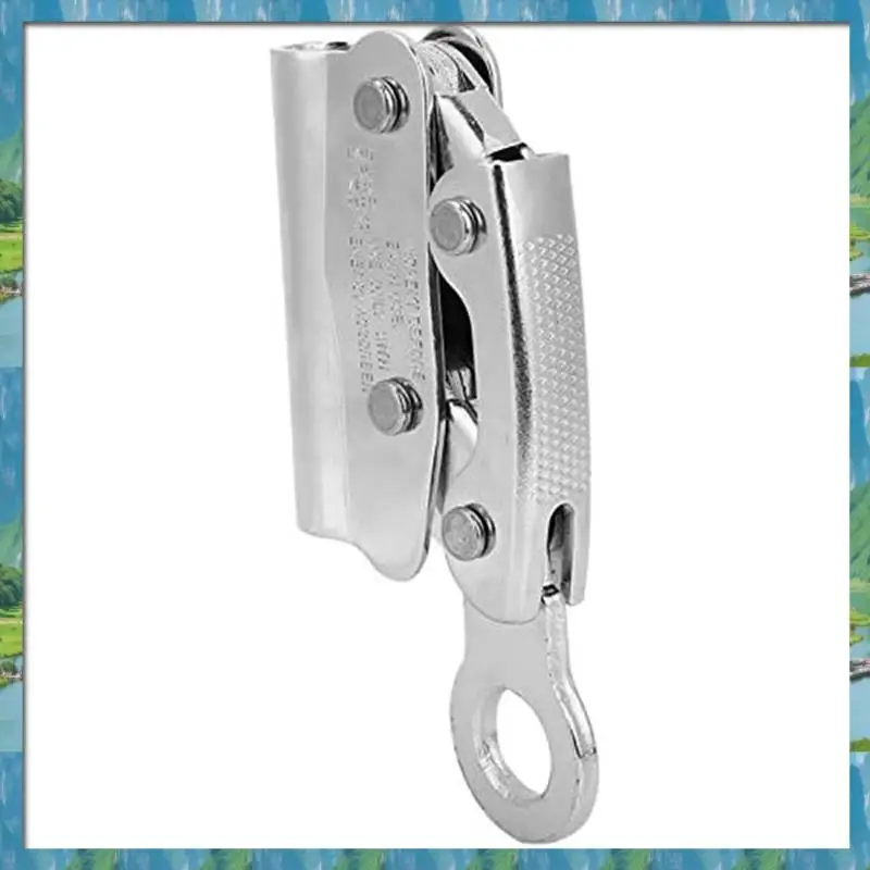 The New 1 Piece Descender Clamp Climbing Anti-Fall Protection Rope Grabber Used For Swinging Climbing Trees