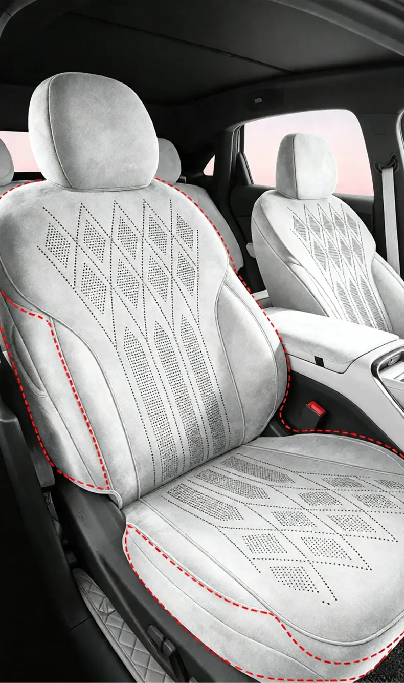 Left-Drive Car Seat Cover For Xpeng Mona M03 2026 Custom Fit Seat Cover Full Surrounded Seat Protection Cushion Auto Interior