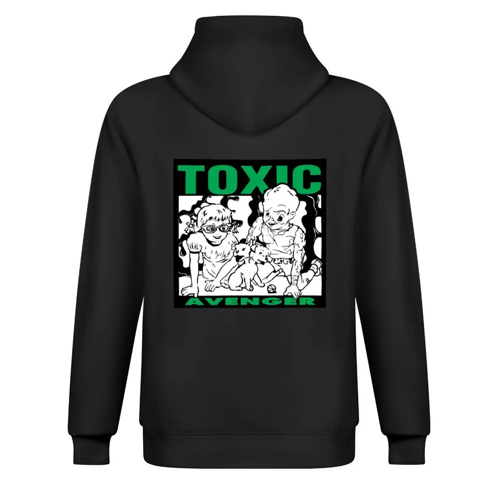 تي شيرت رجالي بقلنسوة من Melvin the Toxic Avenger، ملابس أنيمي للرجال، قميص بقلنسوة للرجال