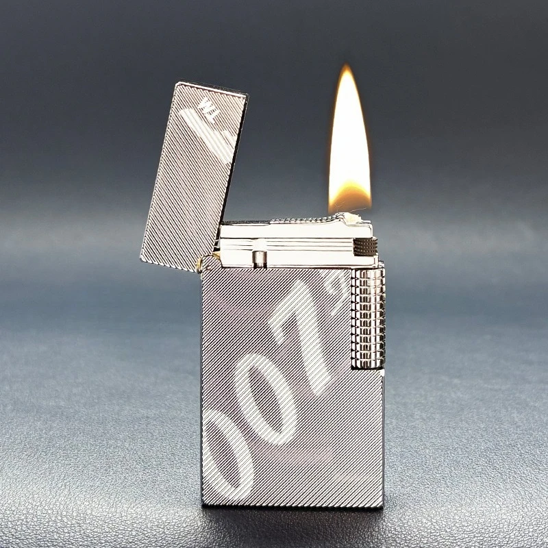 

Ретро Good Luck R10 Loong Боковая масляная зажигалка Зажигалка Креативная персонализированная стальная звуковая металлическая зажигалка Оптовая продажа