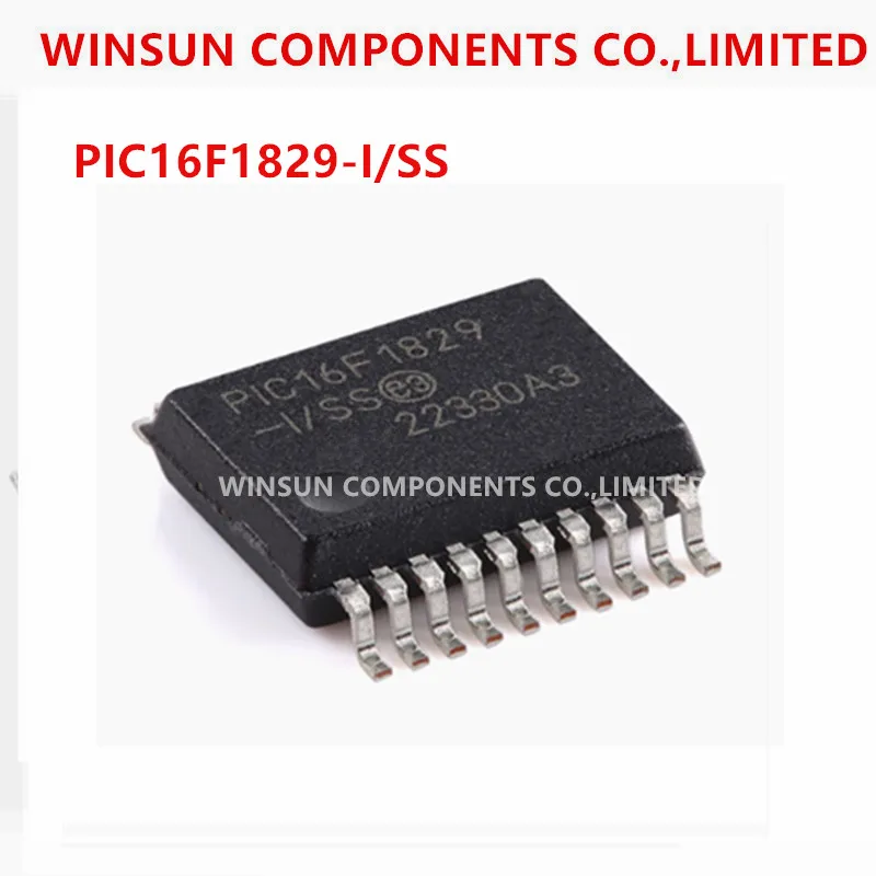 (5Piece)100% New Imported Original PIC16F1829-I/SS SSOP-20 20 pin flash microcontroller