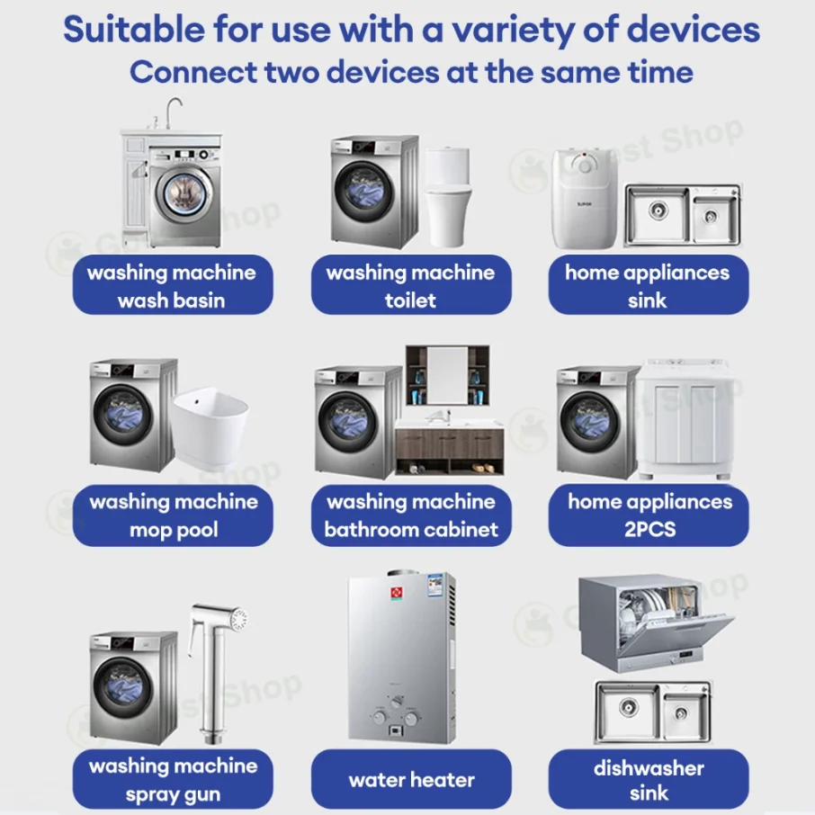 Double Outlet Angle Valve Wall-mounted Double Outlet Bidet Toilet Accessories Hygienic Shower Toilet Bidet Sprayer Shower Head