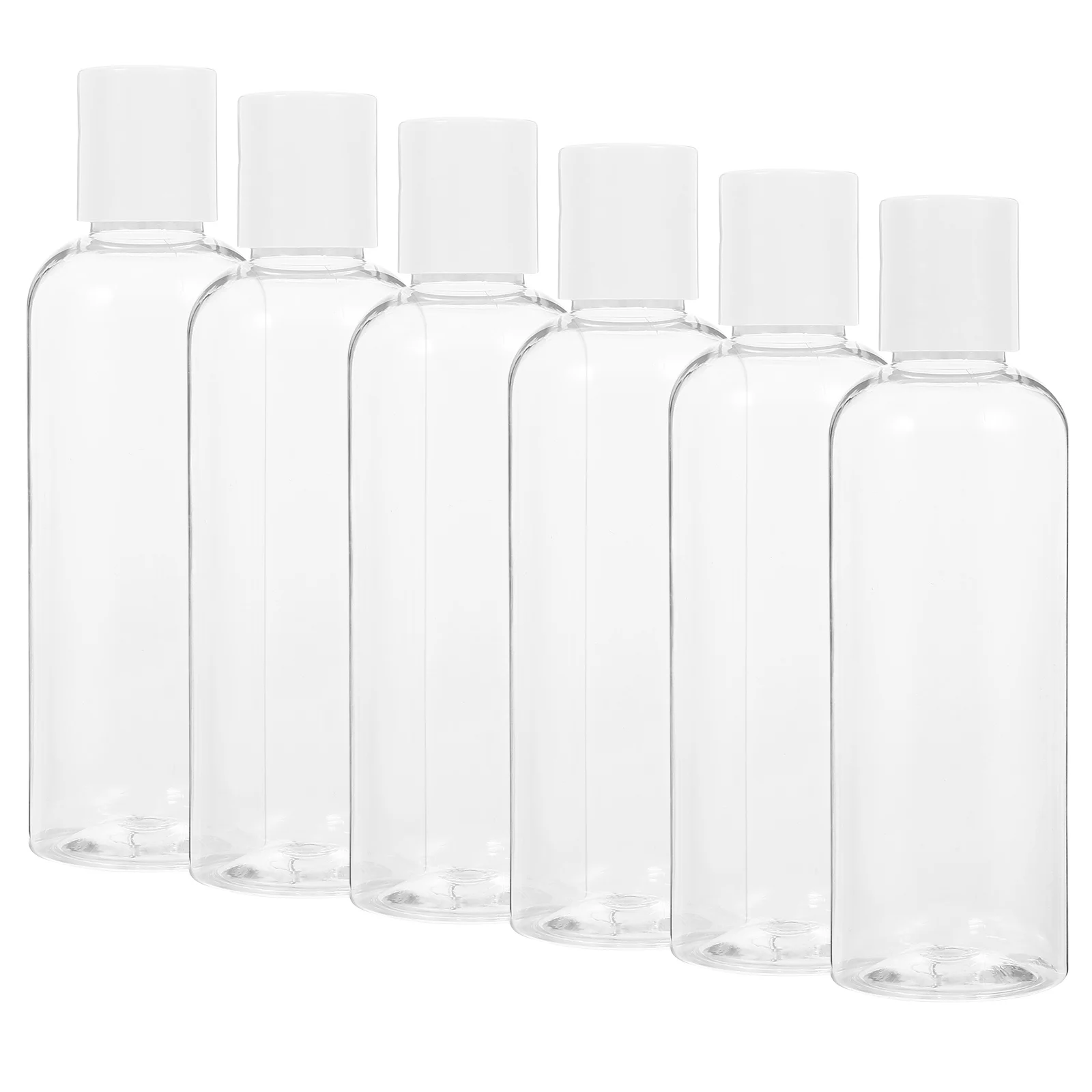 

6pcs Travel Size Bottles Empty Shampoo Bottles Plastic Toiletries Container Travel Lotion Bottles(100ml)