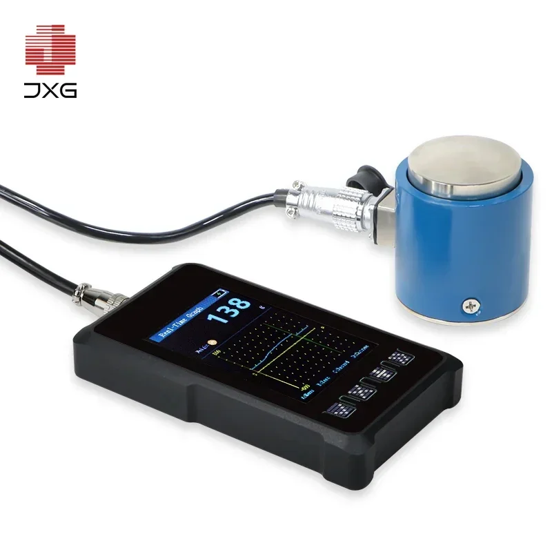 Portable Handheld Digital Dynamometer: Rechargeable Force Gauge with Load Cell for Measurement