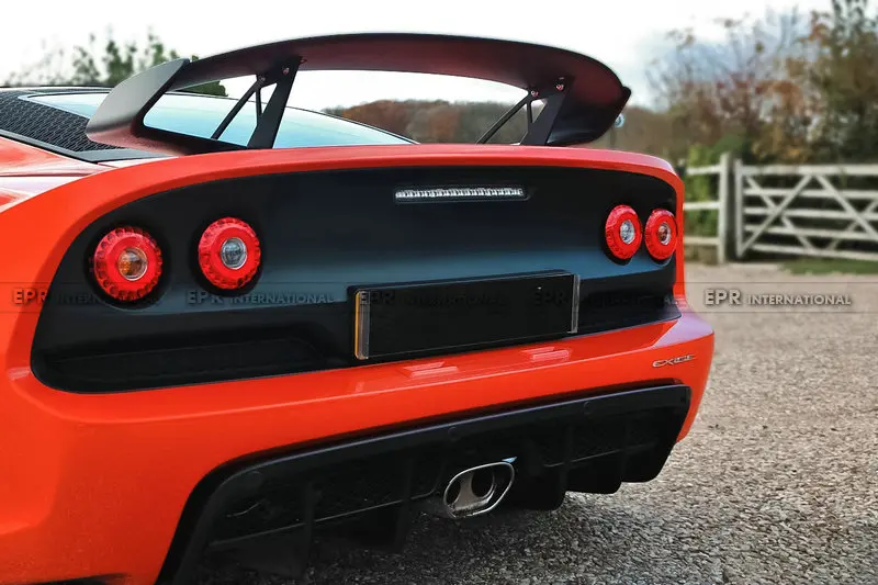Задний спойлер в стиле Lotus Exige S3 Club Racer высокопроизводительное аэродинамическое Фото №5