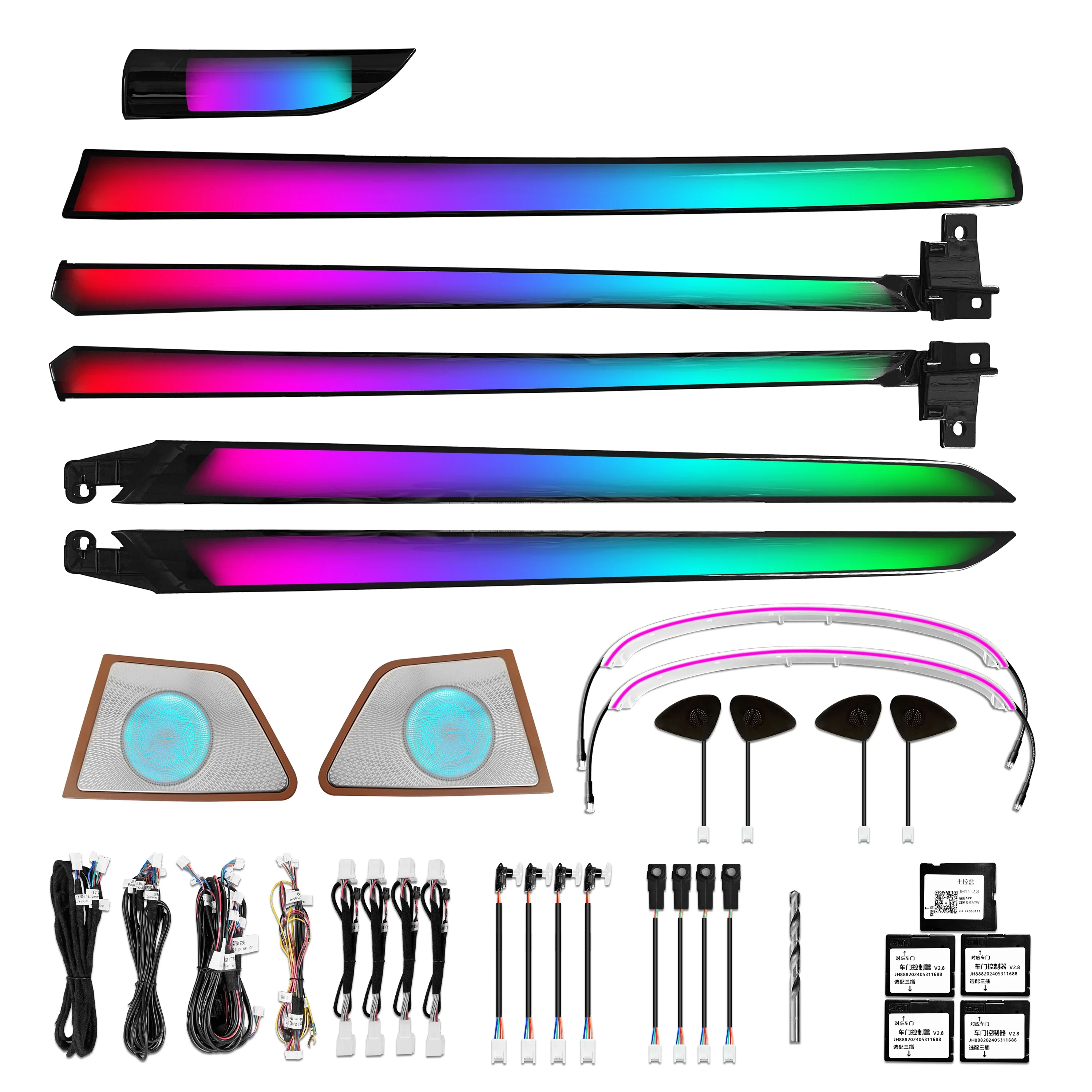 

ICarsin Dynamic Ambient Light for LEXUS ES 300H 350 ES300h 2018 - 2024 Interior LED Lighting Upgrade Trim Panel Accessories Kit