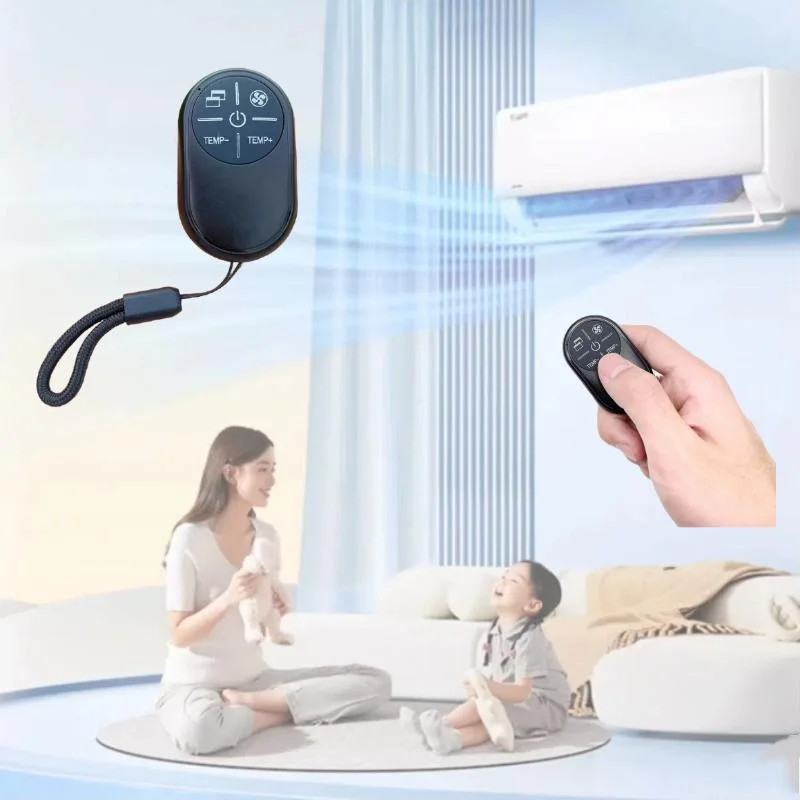 AC-06E Multi-Brand Universal AIR Conditioner Remote Control, Portable AC Accessories for Auto-Learning and Manual Code Matching