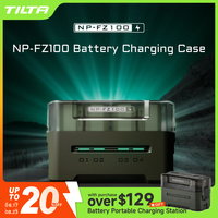TILTA Battery Portable Charging Station for Sony NP-FZ100/NP-FW50, for LUMIX DMW-BLK22, EN-EL15, LP-E6, NP-W235(4 Channel)