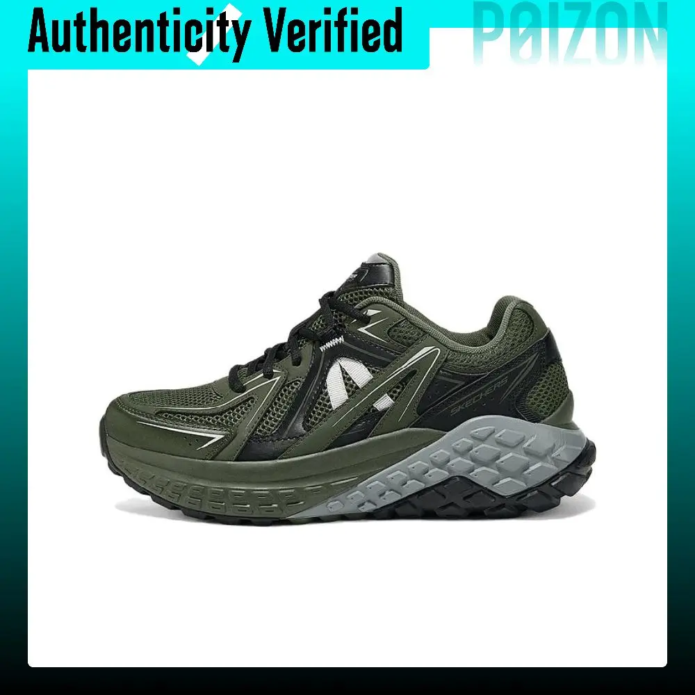 Skechers SPORT MENS Low top Basketball Shoes Men's Green 232742-OLBK
