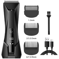 Body Hair Trimmer for Men Electric Groin Hair Trimmer Rechargeable Ball Shaver Groomer Blade Head Waterproof