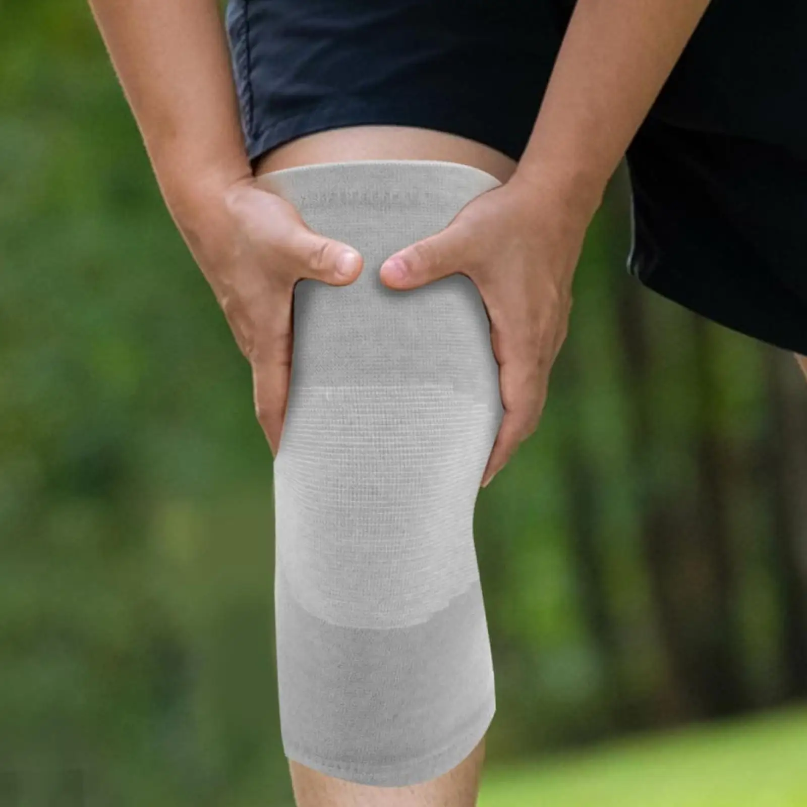 Breathable Slimming Knee Warmer Wool Blend Knee Sleeve for Jogging Hiking and Cold Air-conditioned Rooms